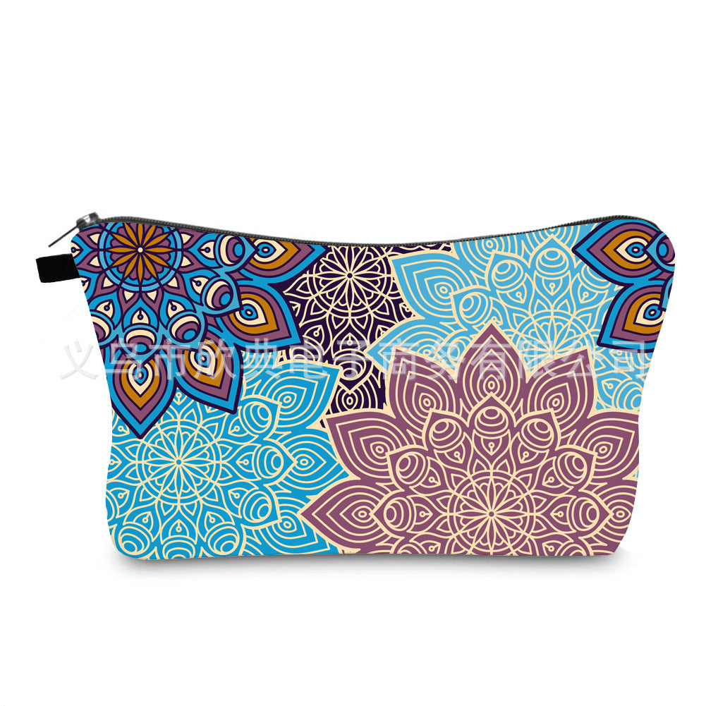Wholesale Polyester Datura Printed Storage Bag
